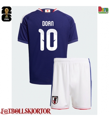 Japan Ritsu Doan #10 Hemmakläder Barn VM 2026 Kortärmad (+ Korta byxor)